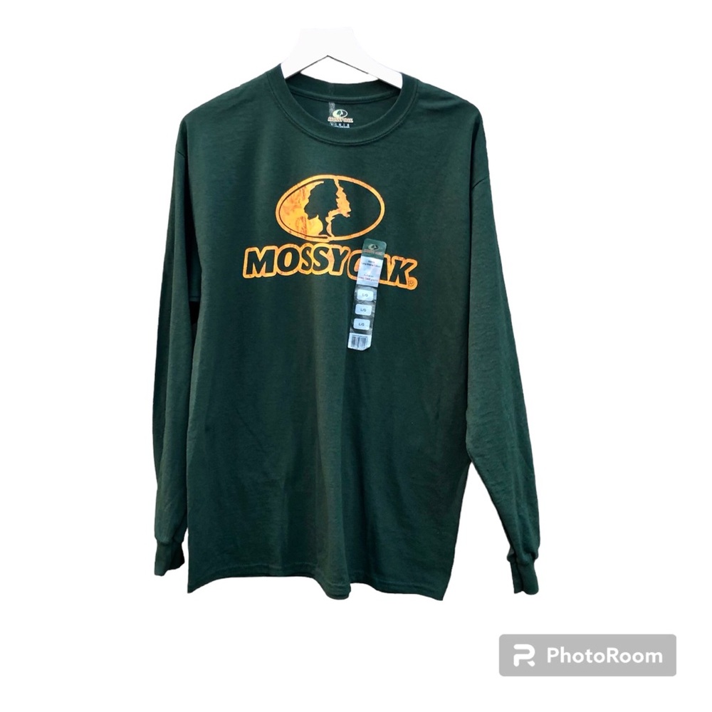 Mossy Oak Shirt long sleeve Tee NWT Green
